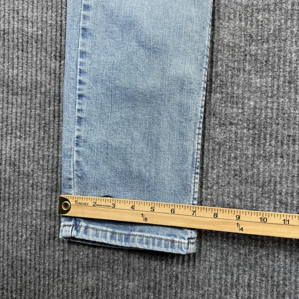 Levis 511Jeans Mens 28x29 Light Wash Blue Straight Leg Denim Water Less Mid Rise